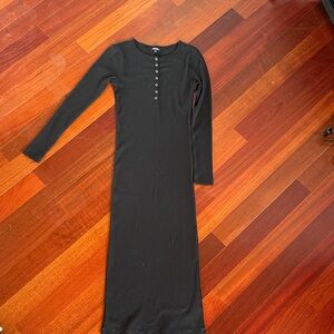 Buffalo David Bitton Black Long Sleeve Dress